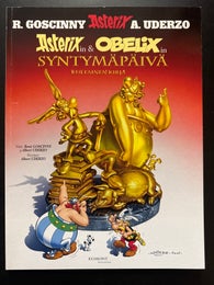 Asterix SEIKKAILEE 34 - Asterixin & OBELIXin SYNTYM&Auml;P&Auml;IV&Auml; - KULTAINEN KIRJA