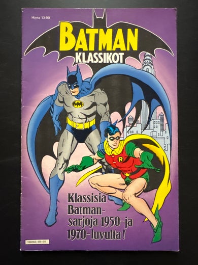 BATMAN KLASSIKOT No 1 - 1989