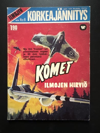 ILMOJEN KORKEAJ&Auml;NNITYS N:o 6 - 1974 - KOMET ILMOJEN HIRVI&Ouml;
