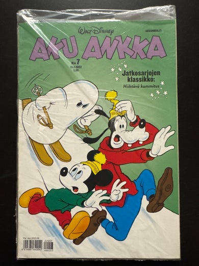 AKU ANKKA N:o 7 - 2022 ja KLASSIKKO N:o 318 pussissa