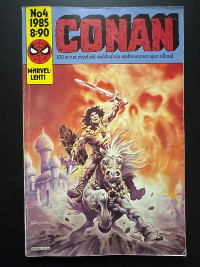 CONAN No 4 - 1985 - KUN VERI PUNAA KUUN...