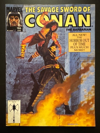 THE SAVAGE SWORD OF CONAN THE BARBARIAN Vol. 1, No. 186