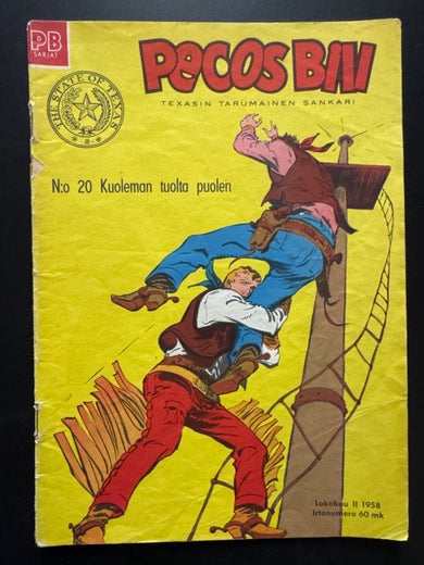 Pecos Bill N:o 2 0 Lokakuu II 1958 - Kuoleman tuolta puolen