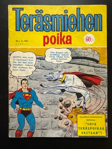 Ter&auml;smiehen poika N:o 8 ELOKUU - 1962