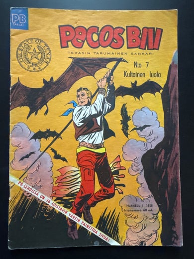 Pecos Bill N:o 7 Huhtikuu I 1958 - Kultainen luola