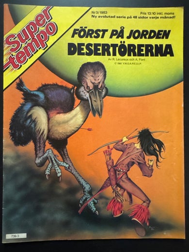 SUPER TEMPO Nr 3/1983 - F&Ouml;RST P&Aring; JORDEN - DESERT&Ouml;RERNA