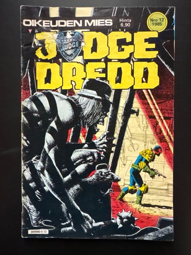 JUDGE DREDD Nro 12 - 1985 - H&auml;n on tullut tappaakseen... NILKKI