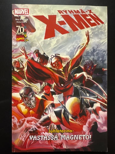 X-MEN Nro 8 - 2009 - Juhlatarina: VASTASSA MAGNETO!