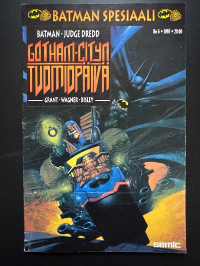 BATMAN SPESIAALI No 6 - 1992 - GOTHAM CITYN TUOMIOP&Auml;IV&Auml;