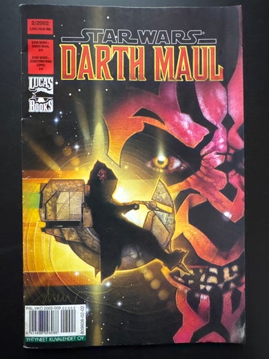 STAR WARS No 2 - 2002 - DARTH MAUL 3/4 & &Auml;&Auml;RETT&Ouml;MYYDEN LOPPU 1/4