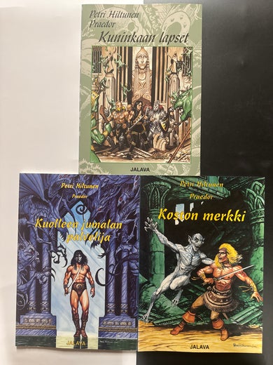 Praedor 1-3 - Kuninkaan lapset,  Kuolleen jumalan palvelija, Koston merkki