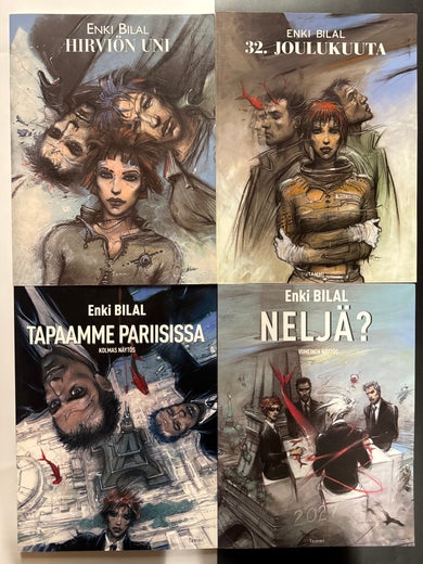 ENKI BILAL - HIRVI&Ouml;N UNI - 32. JOULUKUUTA - TAPAAMME PARIISISSA - NELJ&Auml;?  VIIMEINEN N&Auml;YT&Ouml;S