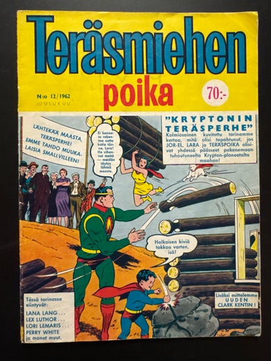 Ter&auml;smiehen poika N:o 12 JOULUKUU - 1962