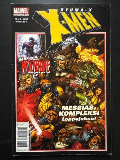 X-MEN Nro 3 - 2009 - MESSIASKOMPLEKSI, loppujakso!
