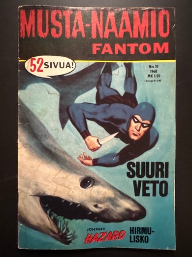 MUSTA-NAAMIO N:o 10 - 1968 - SUURI VETO