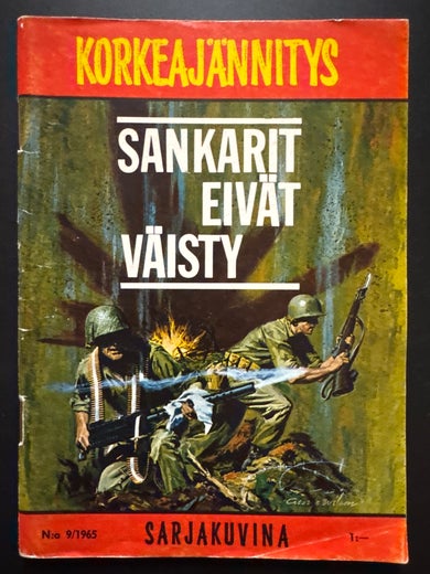 KORKEAJ&Auml;NNITYS  N:o 9 - 1965 - SANKARIT EIV&Auml;T V&Auml;ISTY