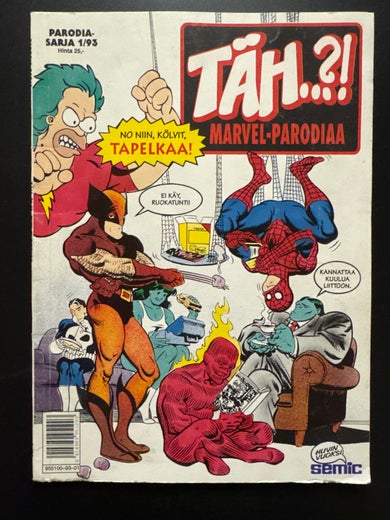 PARODIA-SARJA 6 - T&Auml;H..?! MARVEL-PARODIAA