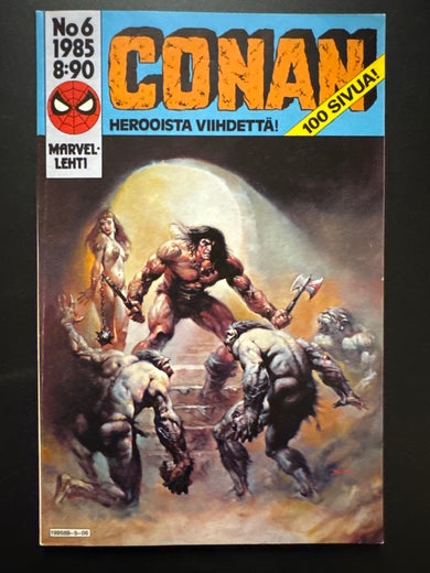 CONAN No 6 - 1985 - LINNOITUS KESKELL&Auml; AIKAA