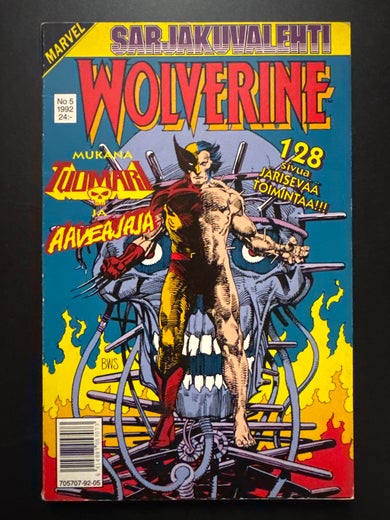 SARJAKUVALEHTI No 5 - 1992 - WOLVERINE