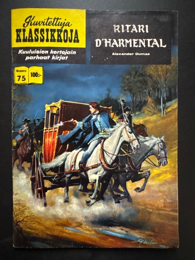 Kuvitettuja KLASSIKKOJA N:o 75 - RITARI D&acute;HARMENTAL