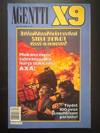 AGENTTI X9 No 8 - 1989