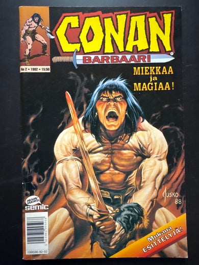 CONAN No 2 - 1992 - VARJO KORJAA SATOA!