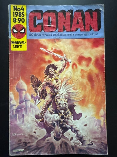 CONAN No 4 - 1985 - KUN VERI PUNAA KUUN!