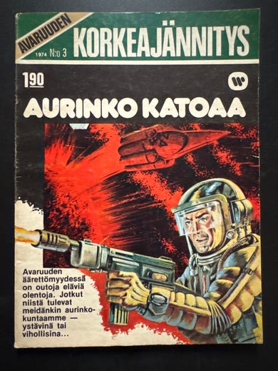 AVARUUDEN KORKEAJ&Auml;NNITYS N:o 3 - 1974 - AURINKO KATOAA