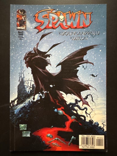 SPAWN Nro 2 - 1999 - KUOLINKAMPPAILU KUJILLA!