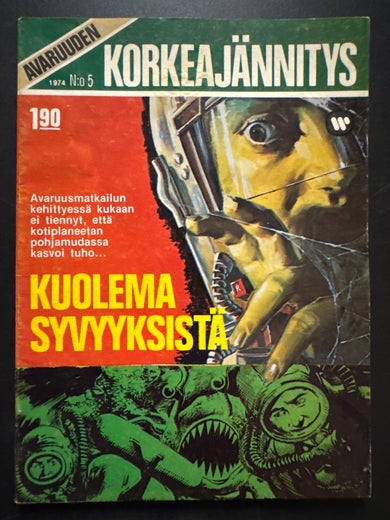 AVARUUDEN KORKEAJ&Auml;NNITYS N:o 5 - 1974 - KUOLEMA SYVYYKSISS&Auml;