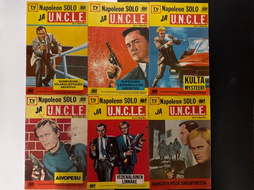 TV SARJA NAPOLEON SOLO JA U.N.C.L.E. No:t 1-4/1967, 5-6/1968