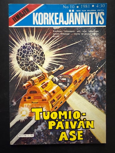 ILMOJEN KORKEAJ&Auml;NNITYS N:o 10 - 1981 - TUOMIOP&Auml;IV&Auml;N ASE
